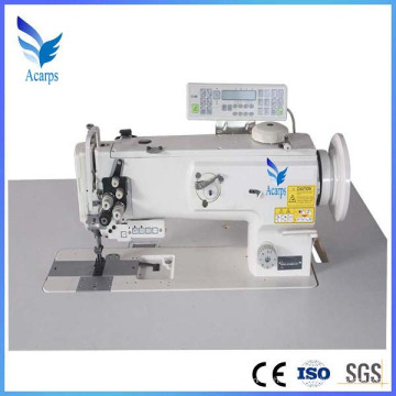 Double Needle Compound Feed Lockstitch Sewing Machine